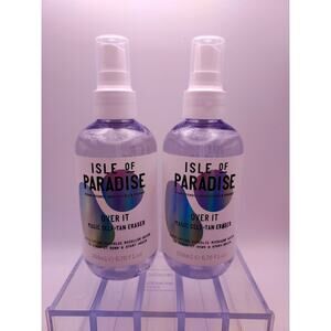 LOT OF 2 Isle of Paradise Over It Magic Self Tan ERASER Exfoliating Micellar